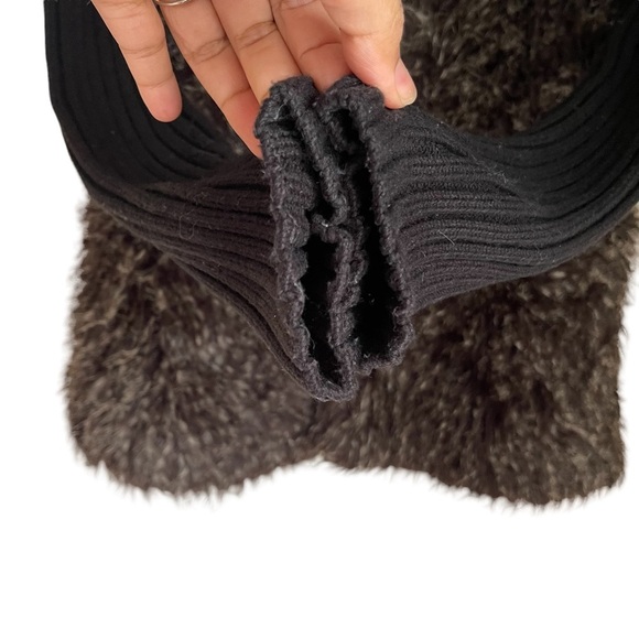 Calvin Kline Faux Fur Oversize Jacket Size: M - Picture 7 of 11